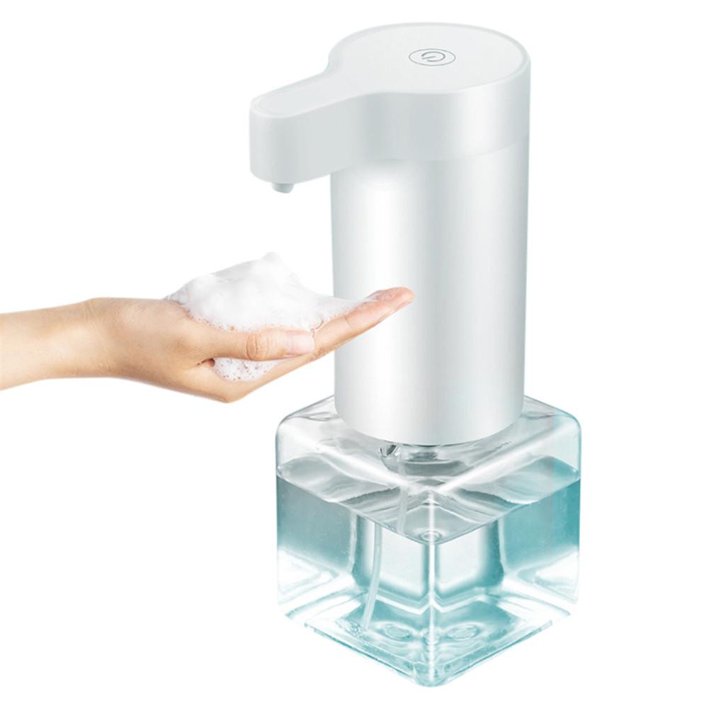Automatic Soap Dispenser Touchless Refillable Electric Rechargeable Hand Sanitizer Dispensing Device with Built-in Battery
