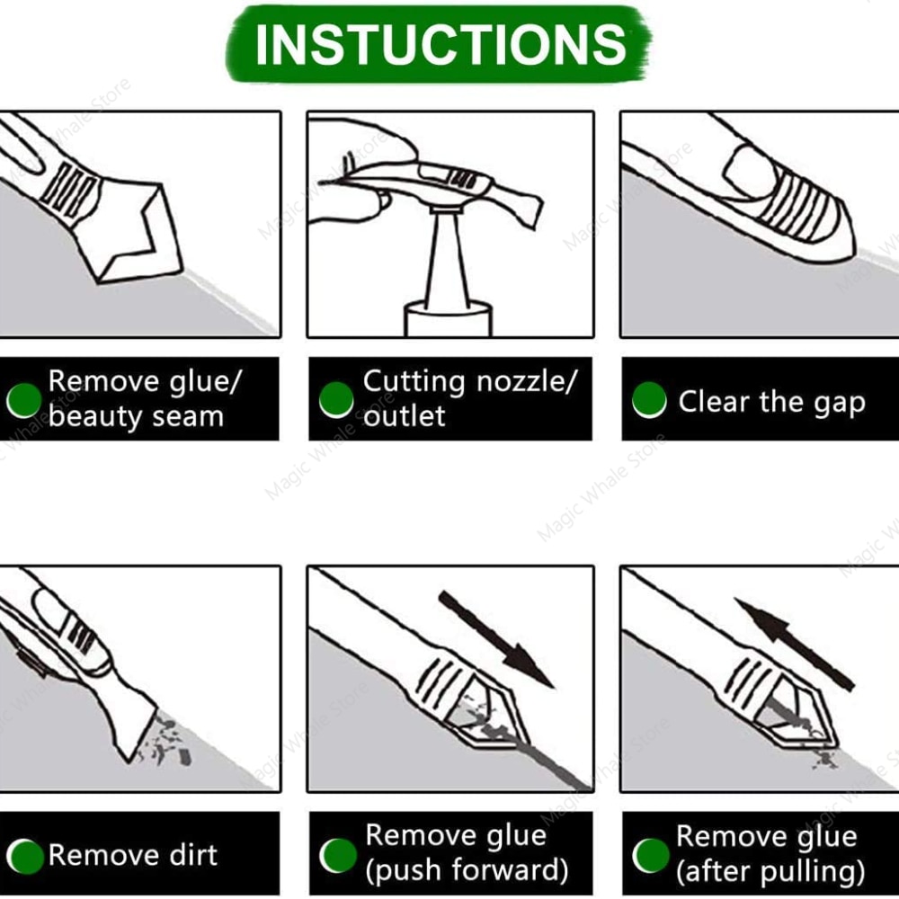 5 In 1 Siliconen Remover Kalefateren Finisher Kit Glad Schraper Grout Kit Tools Met Naad Tape Plastic Handgereedschap Set accessoires