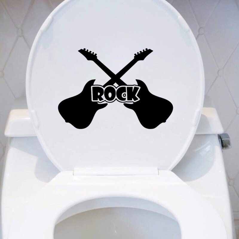 Toilet toilet badeværelse sjove aftagelige vinyl vægklistermærker overføringsbilleder indretning kunst badeværelse regler badekar indretning applikation  jg2513