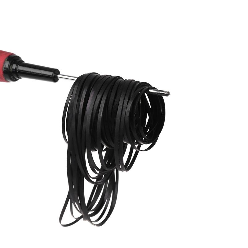 50 Uds. Cinturones de máquina de Cassette mezcla Universal correa de caucho plana común surtida para grabadoras Walkman CD DVD Drive