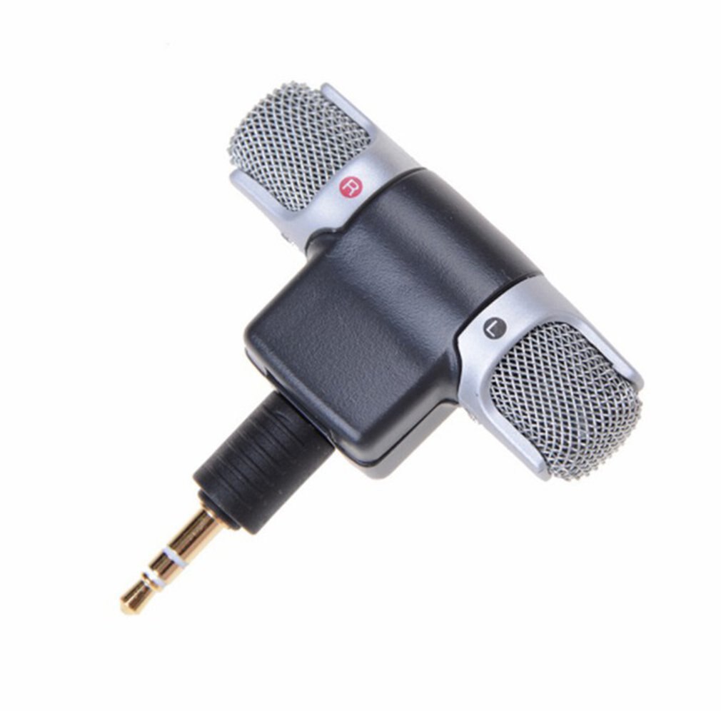 Mini Jack Microphone Stereo Mic For Recording Mobile Phone Studio Interview Microphone For iPhone Android smartphone laptops PC: Computer version