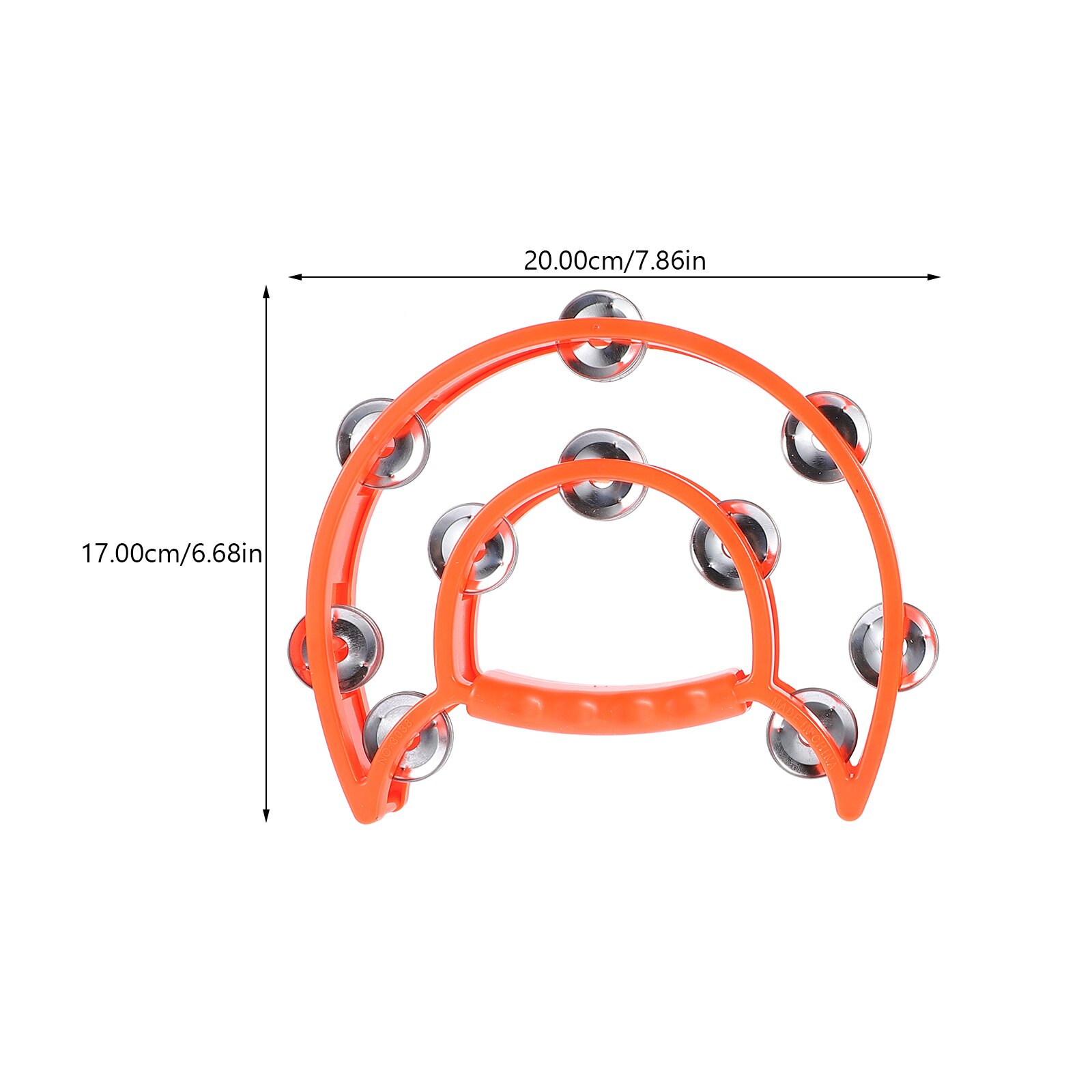 2Pcs Kids Hand Bell Musical Party Props Portable Hand Bell Random Color