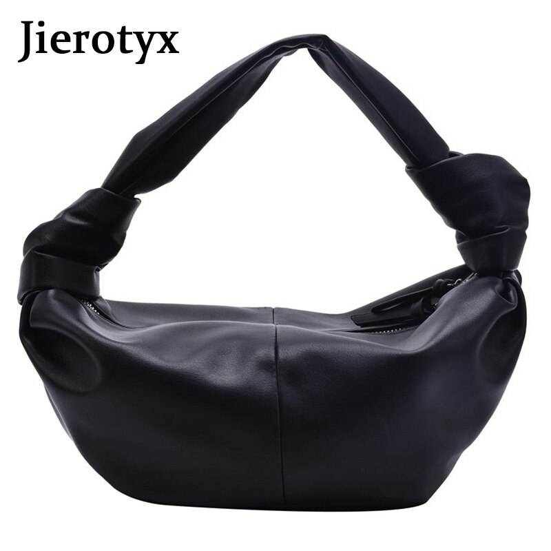 JIEROTYX Chic Alta Qualidade Senhoras De Couro Bolsas Casuais Sacos de Viagem de Moda Feminina Do Punk Bolsas Versáteis Totes 2020 Sac