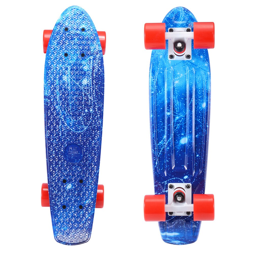 23" Complete Mini Cruiser Skateboard Penny Board Skate Board Sidewalk Road Sliding Single Kicktail Hard Plastic PU Wheels Girls: A12