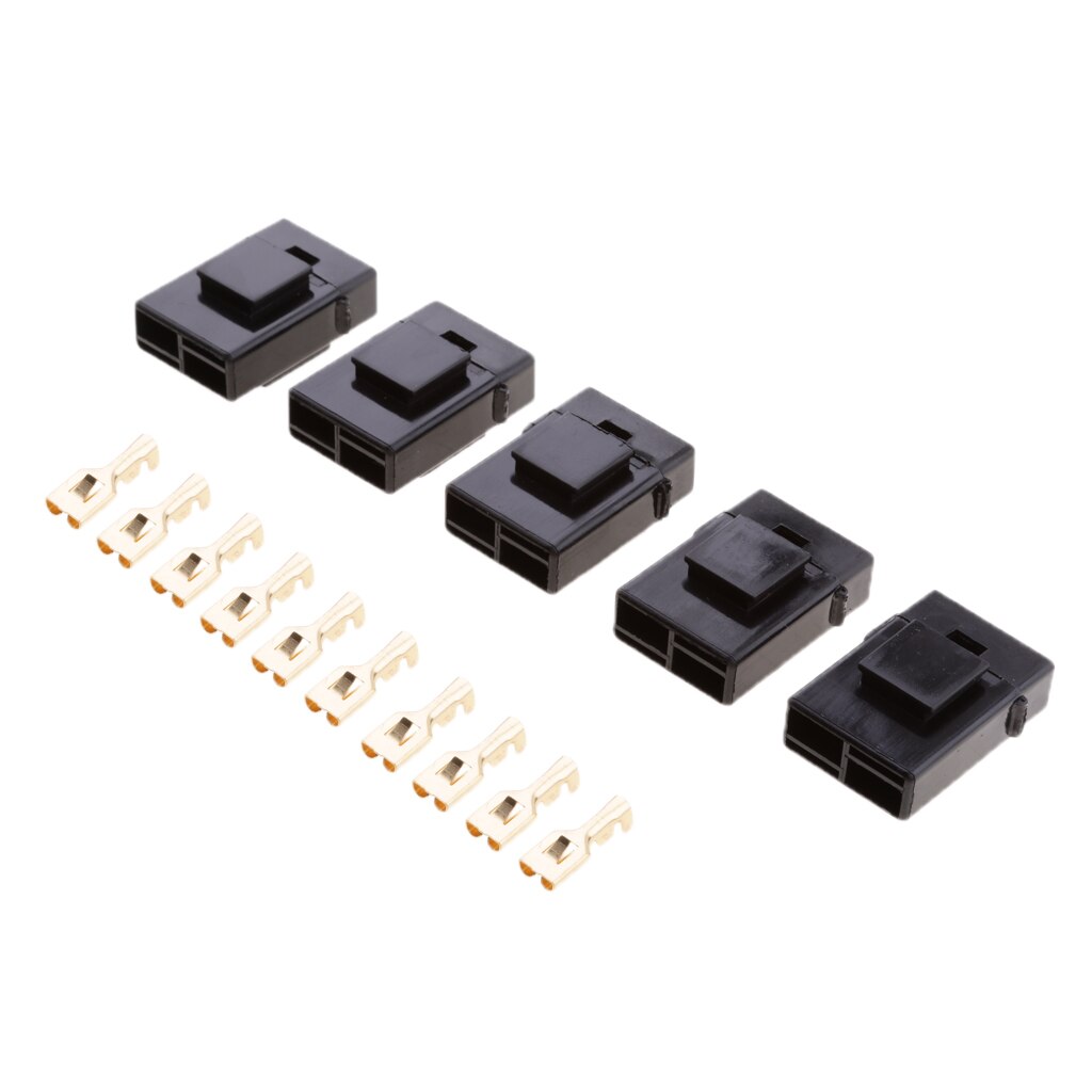 5PCS Car Blade Fuse Box Block Relay Holder ATC Black For Auto Marine Boat