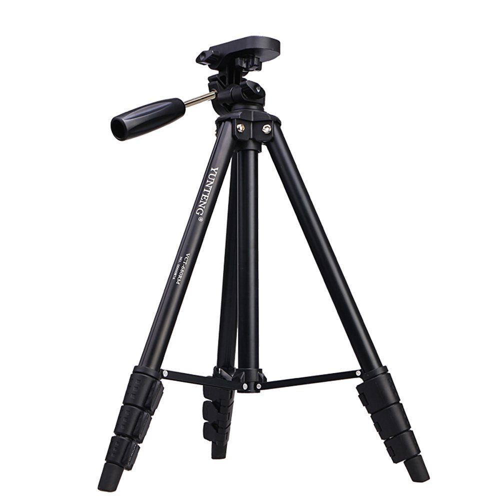 Yunteng VCT-680 Tragbare Aluminium Legierung Stativ + Dämpfung Kopf für Kamera DV