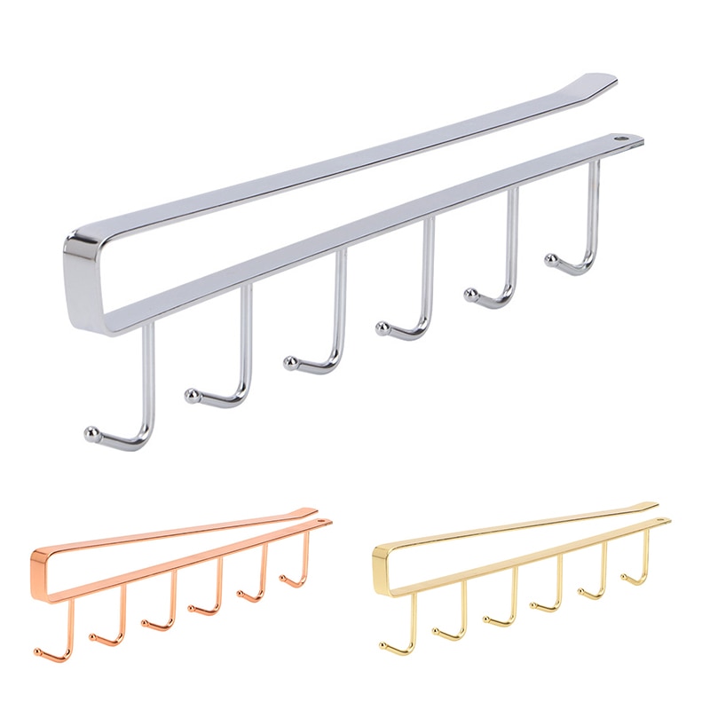 Cuisine en fer forgé sans couture sans clou tasse placard cuisine ustensiles de cuisine organisateur outils durables fer crochets accessoires de cuisine