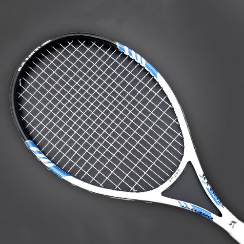 Professionelle unisex Kohlenstoff Faser Tennis Schläger Mit Tasche Schulungen Paddel Schläger Für Erwachsene Männer Frauen Ultra Licht Schläger: Blau