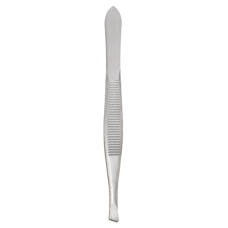 3Pcs Straight Tip Metal Eyebrow Tweezers Trimmers For Ladies, 2 Pcs 8.7X0.7X0.4Cm &amp; 1 Pcs 9Cm