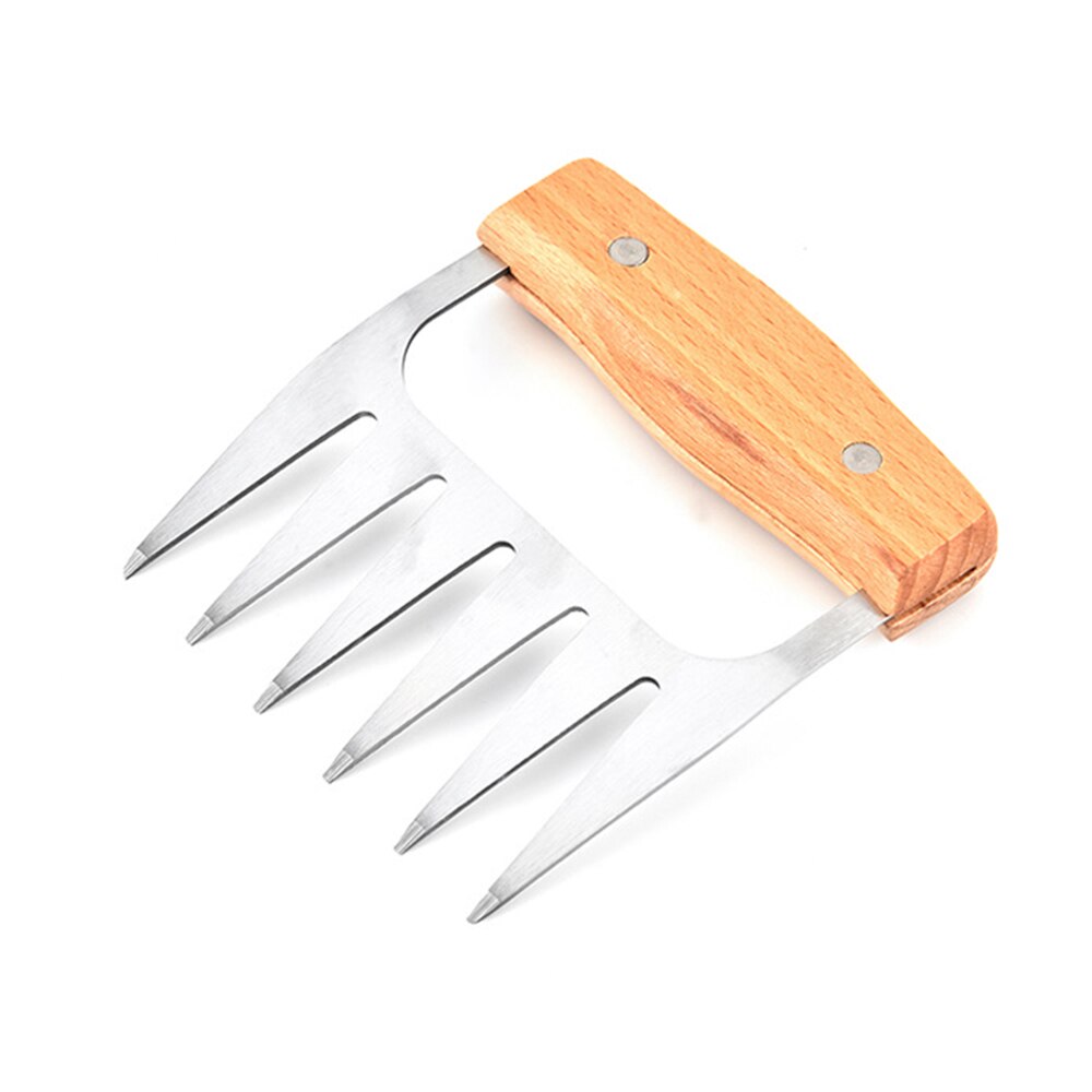 1-2pc Bear Claws Barbecue Fork Pull Shred Pork Shredde Manual Pull Meat Shred Pork Clamp Roasting Fork Kitchen BBQ Tool