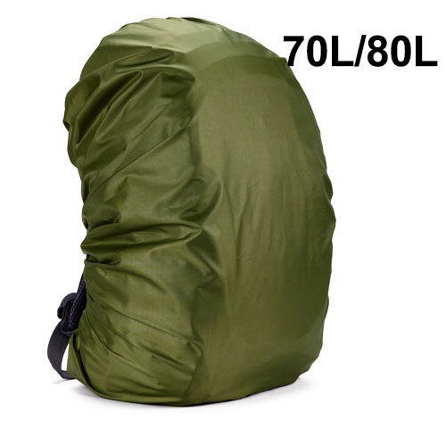 Mochila con cubierta para lluvia de 35L, 100L, 120L, bolsa impermeable para polvo, senderismo, Camping, bolsas militares grandes 90L 95L 110L, cubierta para lluvia xa41a: Azul oscuro
