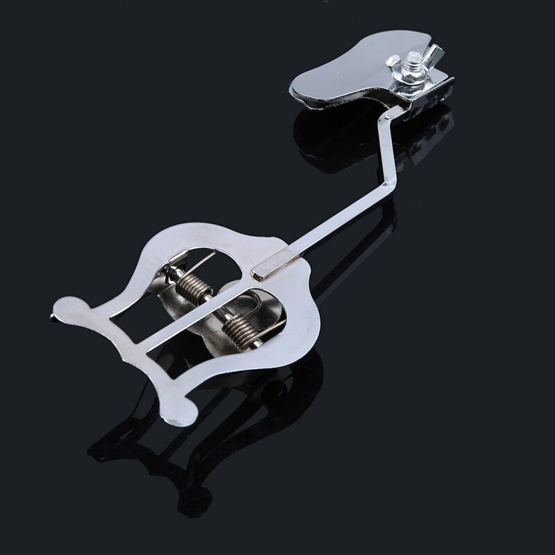 Zilveren marsmuziekbladclip trombone marslier voor trompet trombone