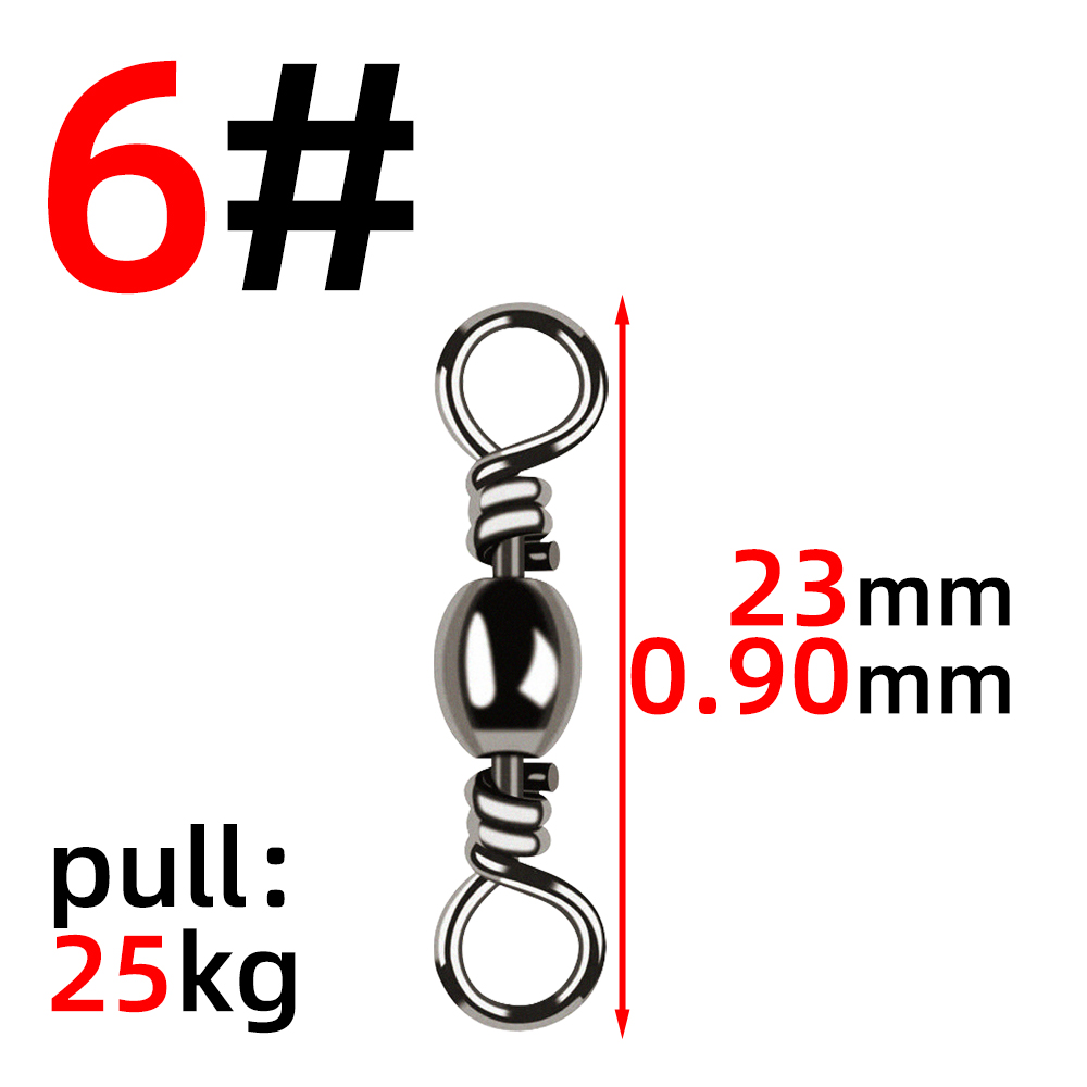 50Pcs Bottle Swivel High Speed Figure Eight Ring 8 Figure Ring Connector Fishing Gear Accessories: green