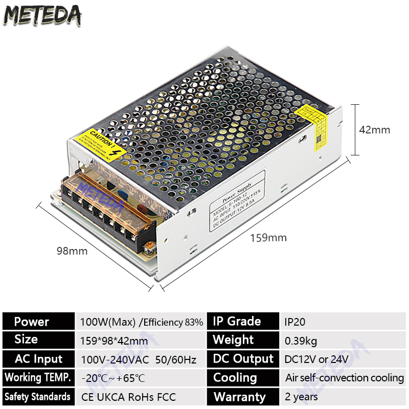 DC 12 V 24V zasilacz impulsowy 2A 3A 4A 5A 8A 10A 15A 20A 25A 30A 40A moc transformatora zasilacz 12 V V 220V robić 12 V AC-DC: Czerwony / 12 v