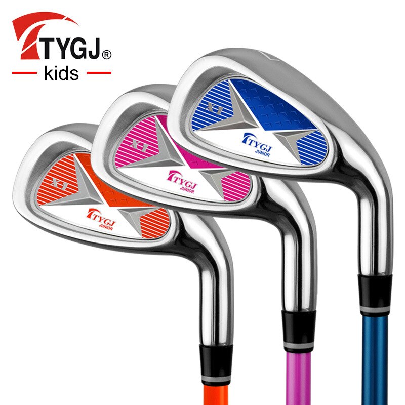 TTYGJ kinder Golf Club 7 Eisen Club für Jungen und Mädchen mit Stahl oder Graphit Welle Wahl für Anfänger zu Praxis