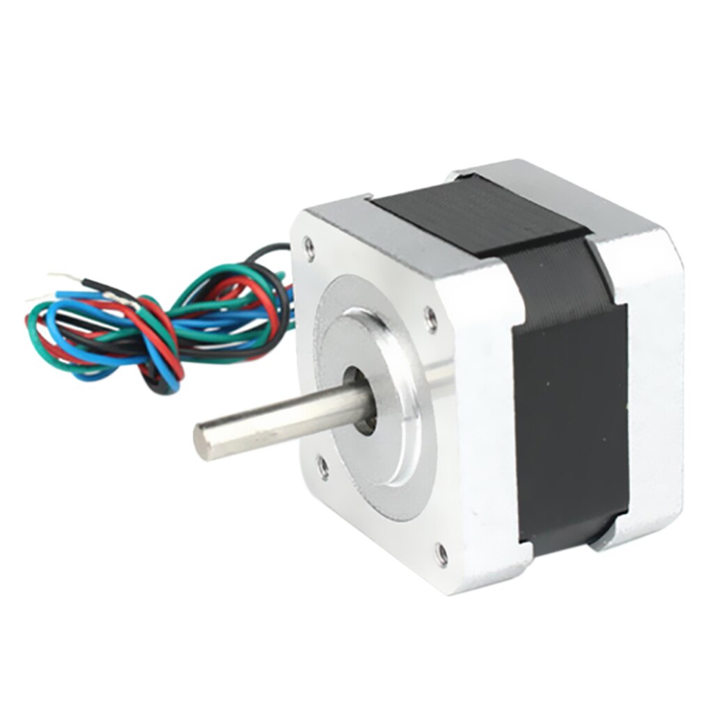 Mini Motor paso a paso, Motor paso a paso, 12V 1.3a 1,8 grados, cuerpo 4 Plomo 42mm para impresora CNC/3D
