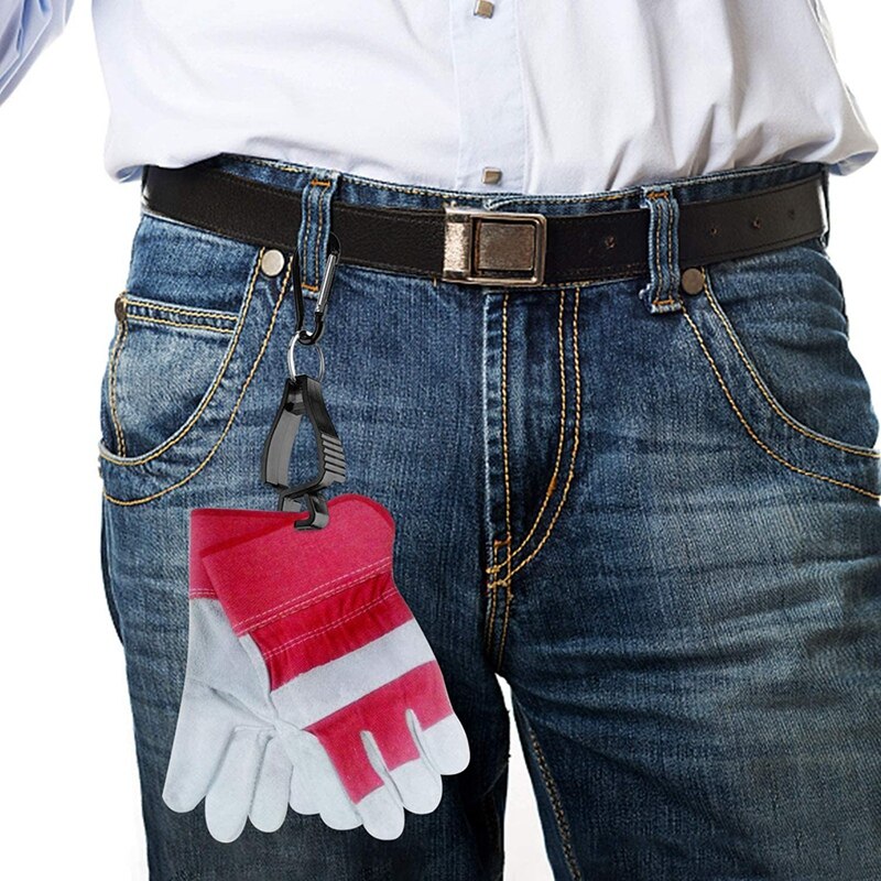 16Pack Glove Grabber Clip Holder,Work Safety Clip Glove Clip,Glove Clips For Construction,Firefighter Waist Hanger Clamp