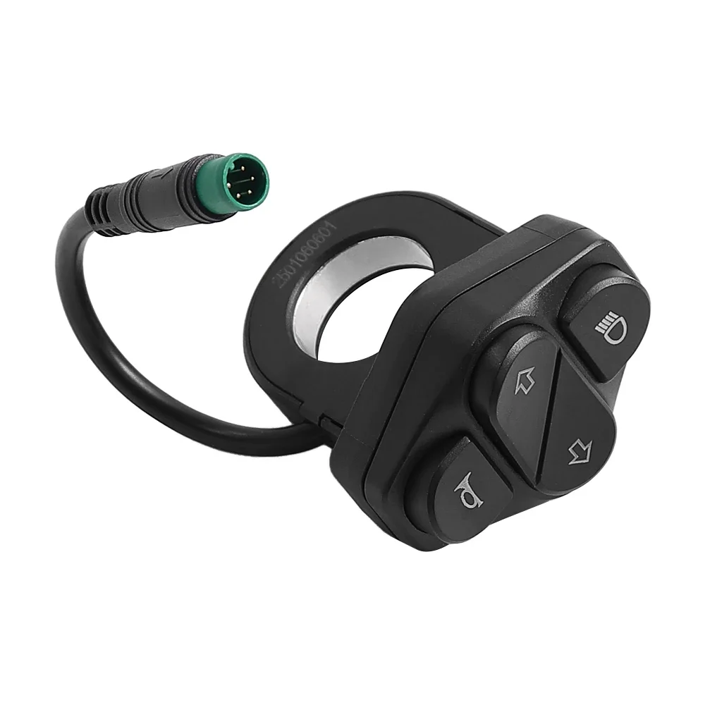 5-Pin Headlight Turn Signal Horn 3-in-1 Switch for Kukirin G2 Master Electric Scooter Turn Signal Headlight Switch Button