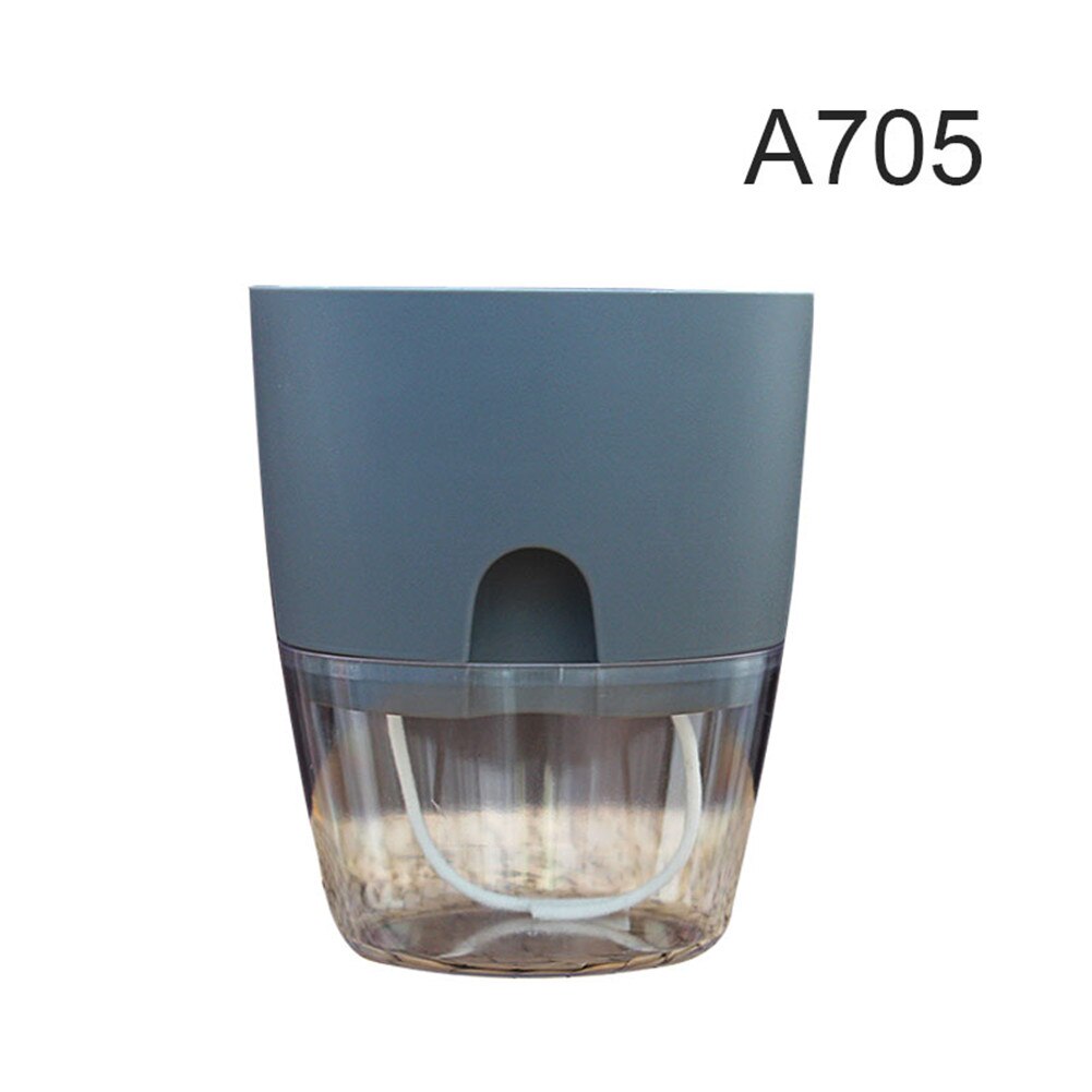 Plant Pot Cover Indoor Plastic Rotan Bloem Cover Ronde Moderne Decor Planter Tuin Planter I88: F