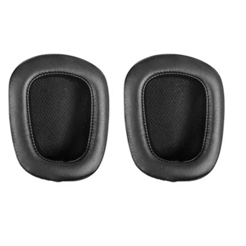 Ohrpolster Kissen Ersatz für Logitech G35 G930 G933 G933S G935 G633 G635 G430 G431 G432 G433 G435 Gaming Kopfhörer Ohrpolster: Black