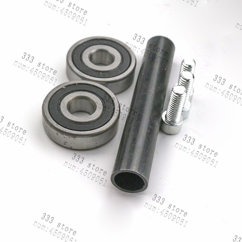 Cubo de rueda de vacío de aleación de aluminio para bicicleta de bolsillo, parte trasera de bolsillo para moto de 47cc y 49cc, 110/50-6,5 y delantera, 90/65-6,5: rear axle bearing