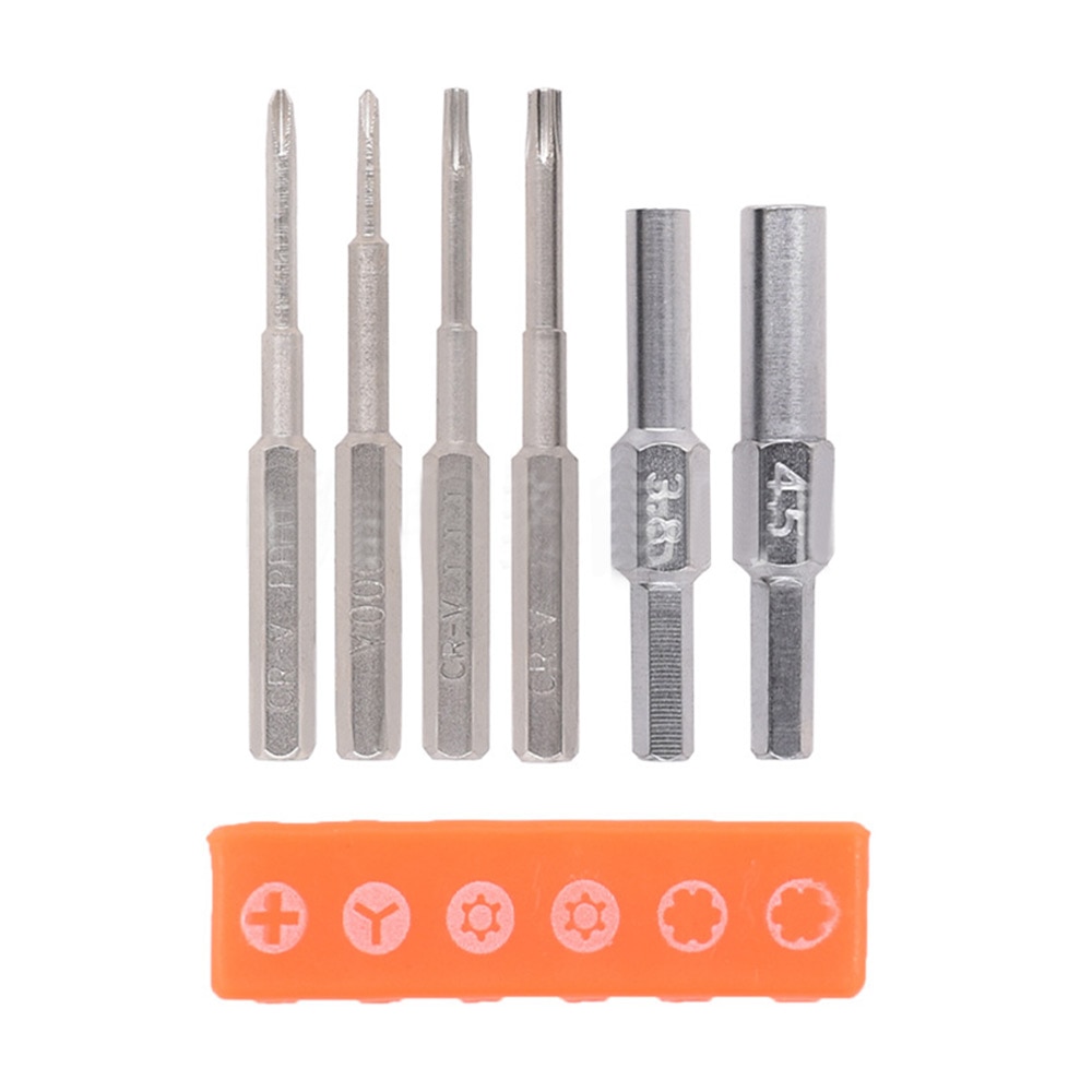Bit de segurança aço conjunto 3.8mm 4.5mm chave de fenda ferramenta apto para nintendo switch ngc n64 wii fonte alimentação desmontagem ferramenta