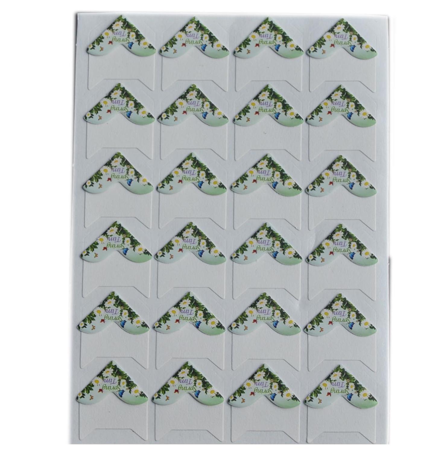 DIY Photo Album Scrapbooking Love Flower seriers Photo Corner Sticker Diy Handmade scrapbook Decoration 24pcs/sheet: C Style