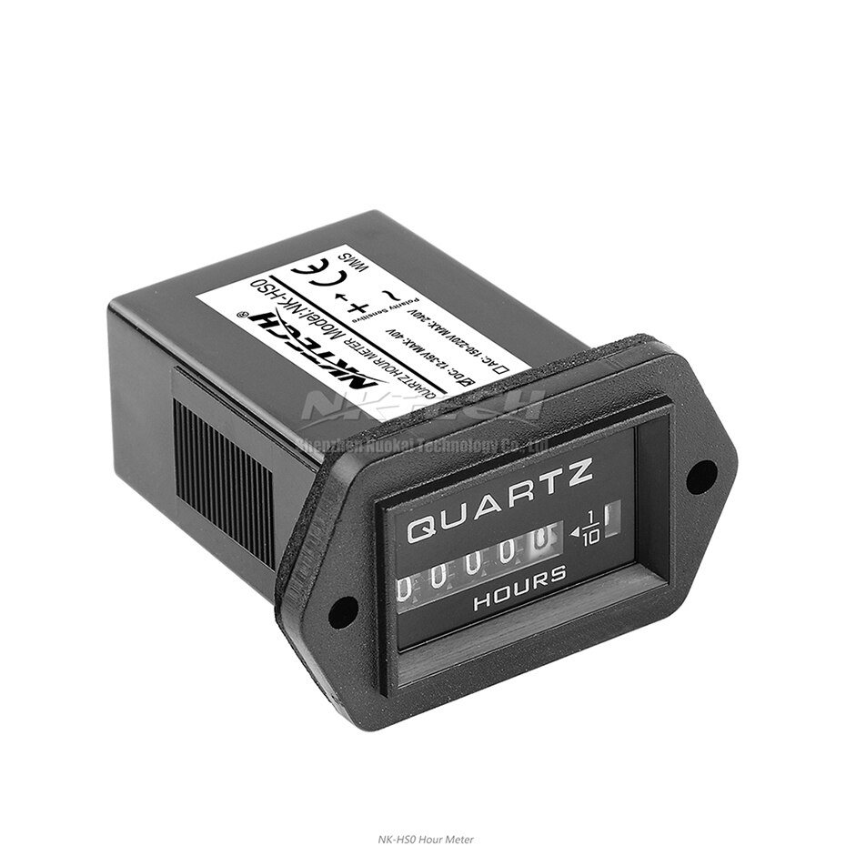 NKTECH de cuarzo hora metros NK-HS0 NK-HS1 contador medidor para barcos generador coche camión motocicleta Marine Motor de moto de nieve de césped