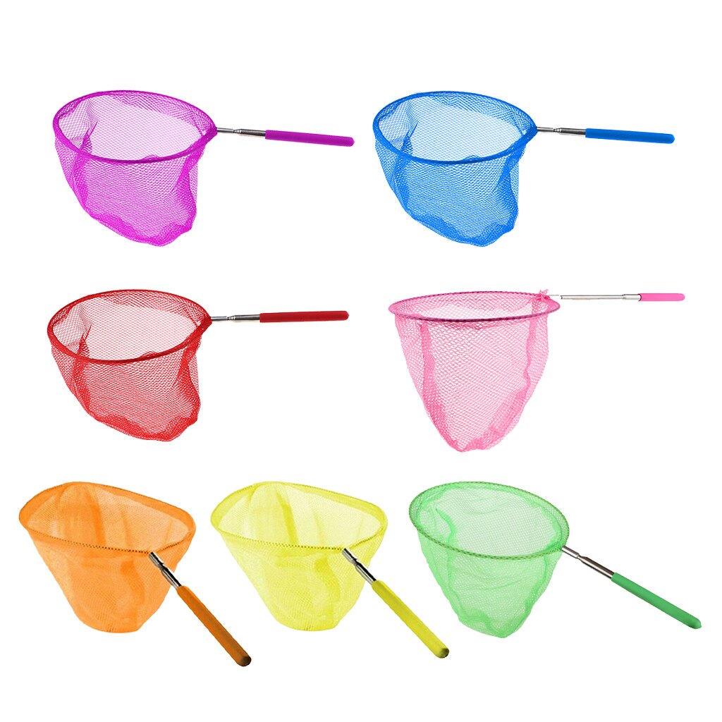 Extendable Fishing Net Telescopic Pond Sea Butterfly Insect Bug Landing Kids Toy Garden Landing Dragonfly Holding Net