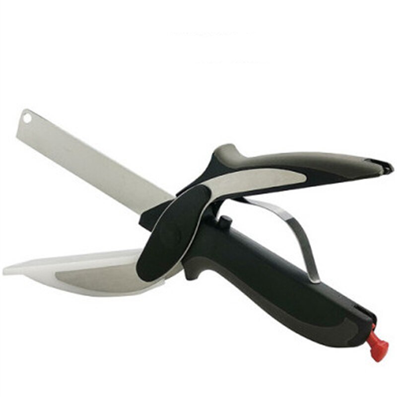Utility Knife Stainless Steel Detachable Knife Kitchen Scissors Multi Function Kitchen Tool Clever Scissors Cooking Gadget