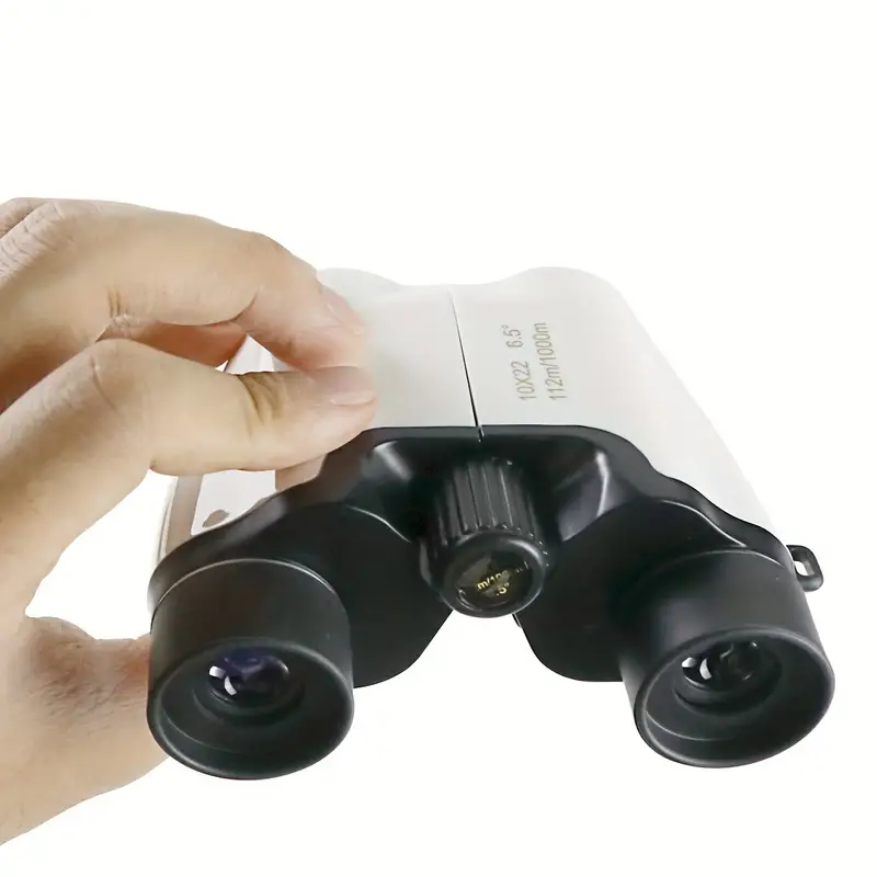 HighPower 10X22 verrekijker Ideaal voor volwassenen Perfect voor vogels kijken in LowLight Compact waterdicht voor reisvoetbal: Black
