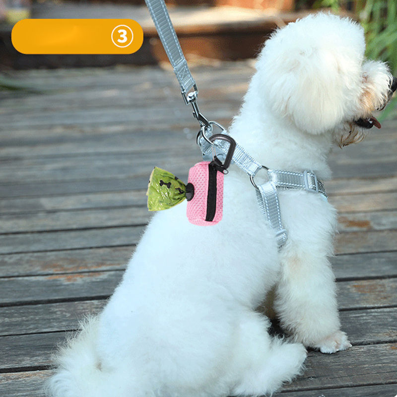 Bolsas para excrementos de perros, bolsas de basura para mascotas, soporte de transporte biodegradable para exteriores, dispensador, herramientas de recogida de limpieza, accesorios para mascotas