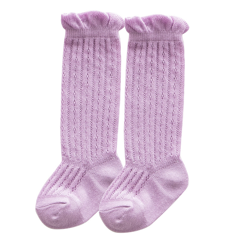 Algodão macio do bebê da menina collants verão da criança crianças meia-calça laço flor do bebê collants para recém-nascidos perna mais quente meias 2 par/lote