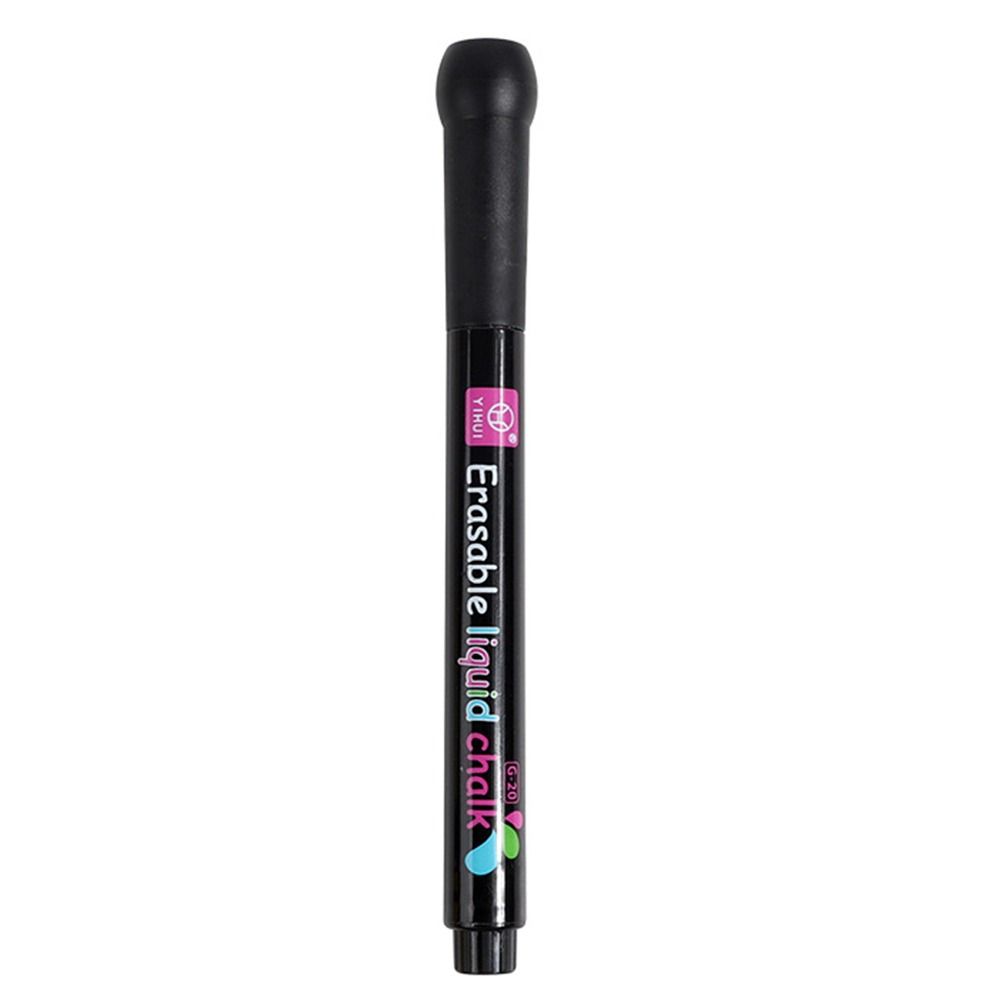 Dust Free Liquid Chalk Pen Erasable Multi-Color Whiteboard Art Marker Pen Highlighters For Blackboard Graffiti LED Board Writing: WHITE