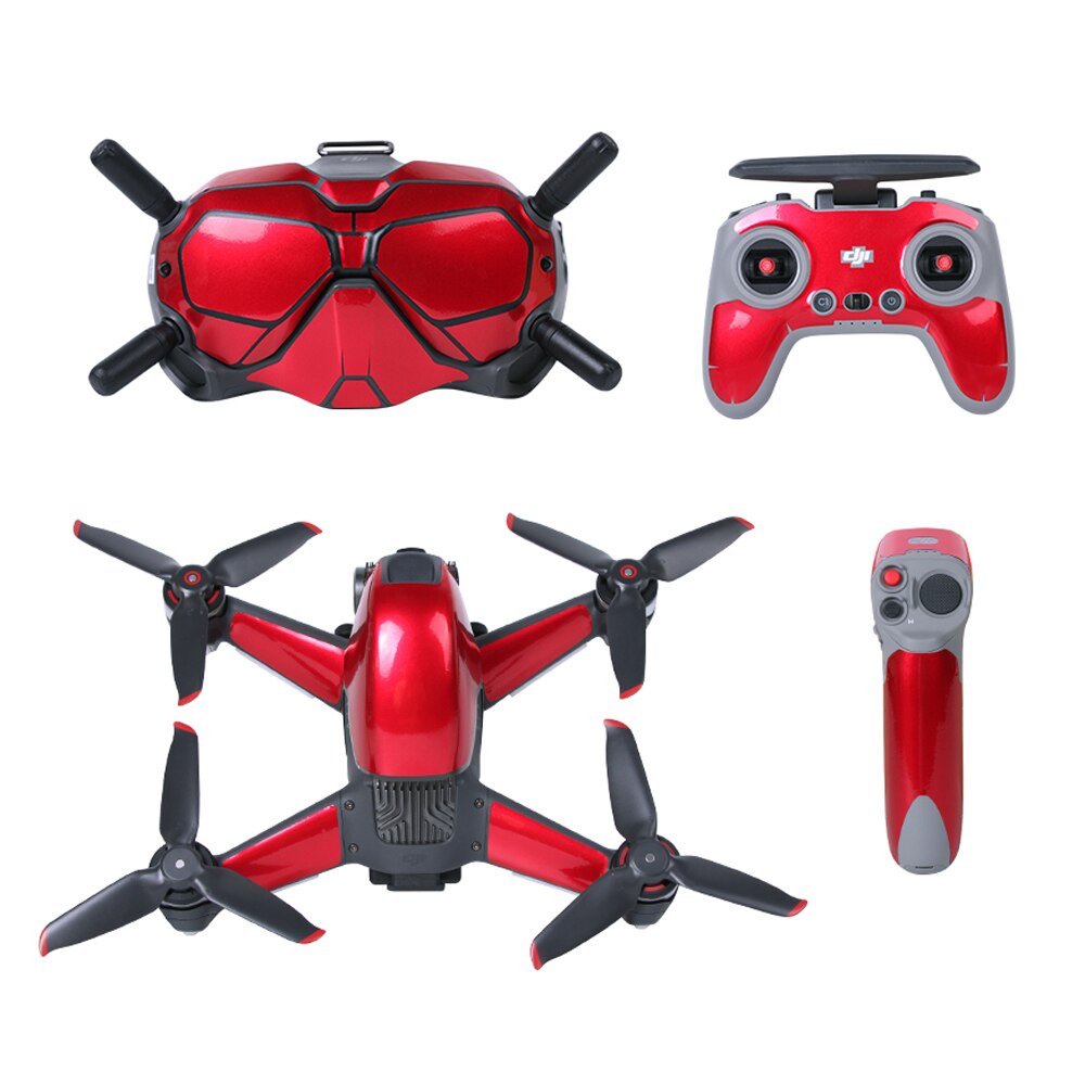 Dji Fpv Combo Behuizing Body Beschermende Stickers Film Skin Cover Verwijderbare Waterdichte Pvc Sticker Voor Dji Fpv Combo: 9