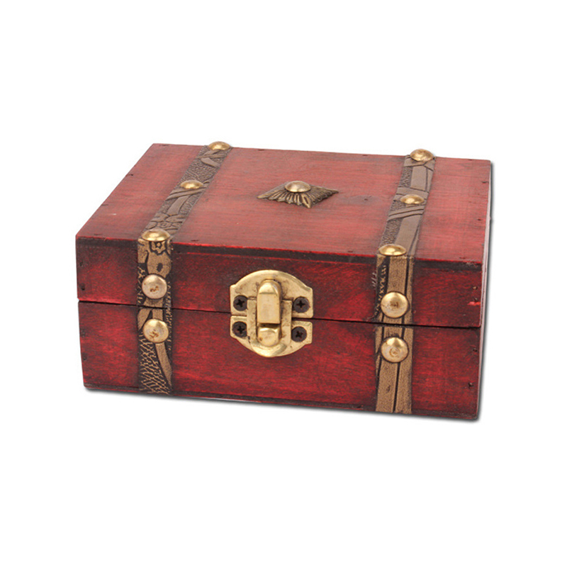 retro Aufbewahrungsbox Schmuck Holz Holz Schloss Fang Organisatoren Jahrgang Container Kleinigkeiten Organizer Aufbewahrungsboxen