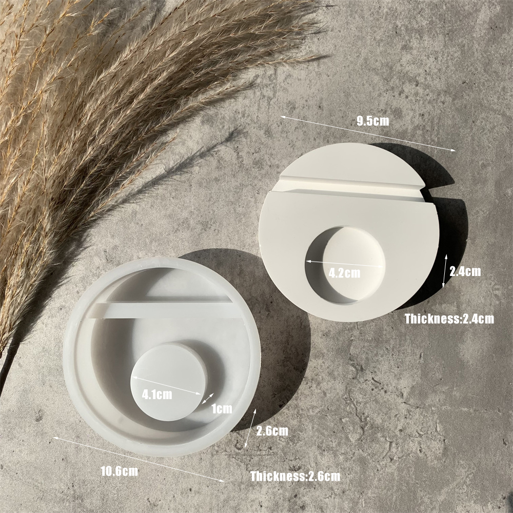 Serie natalizia portacandele stampo in silicone fai da te pupazzo di neve alce casa candeliere ornamento stampo in resina artigianato in gesso 3D decorazioni per la casa