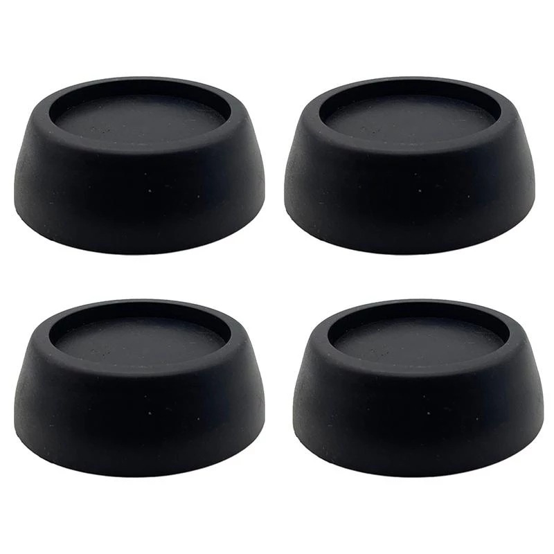 Almohadillas antivibración para pies de lavadora, alfombrilla de goma elástica antideslizante, almohadilla a prueba de golpes para muebles de piso de refrigerador: Beige