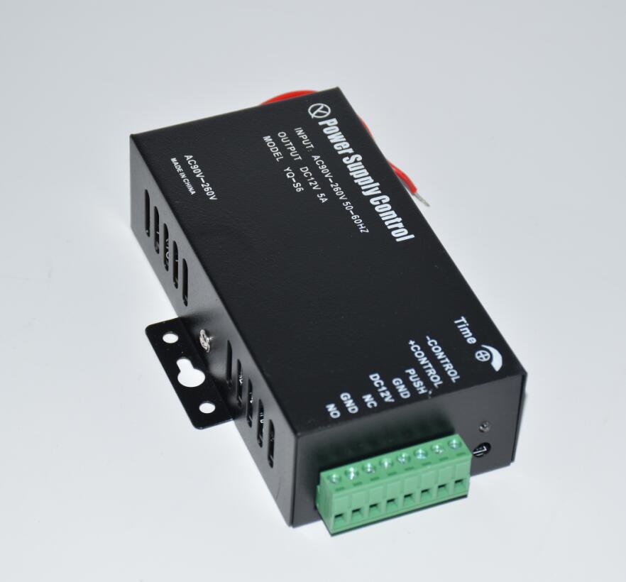 LPSECURITY DC12V 5A deurslot controller voeding met voor toegangscontrole systeem kit schakelaar elektronische power