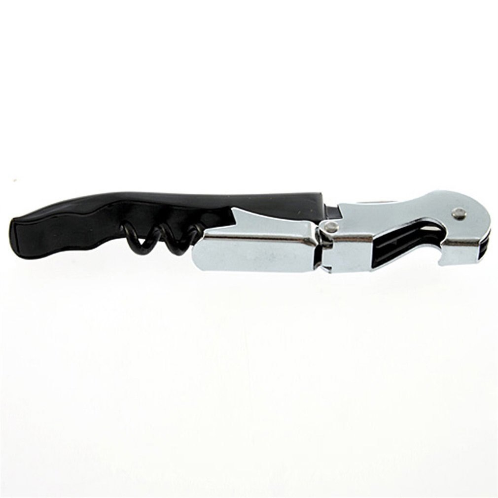 Professionele Rvs Kurk Schroef Corkscrew Multifunctionele Wijn Flesopener Met Plastic Handvat