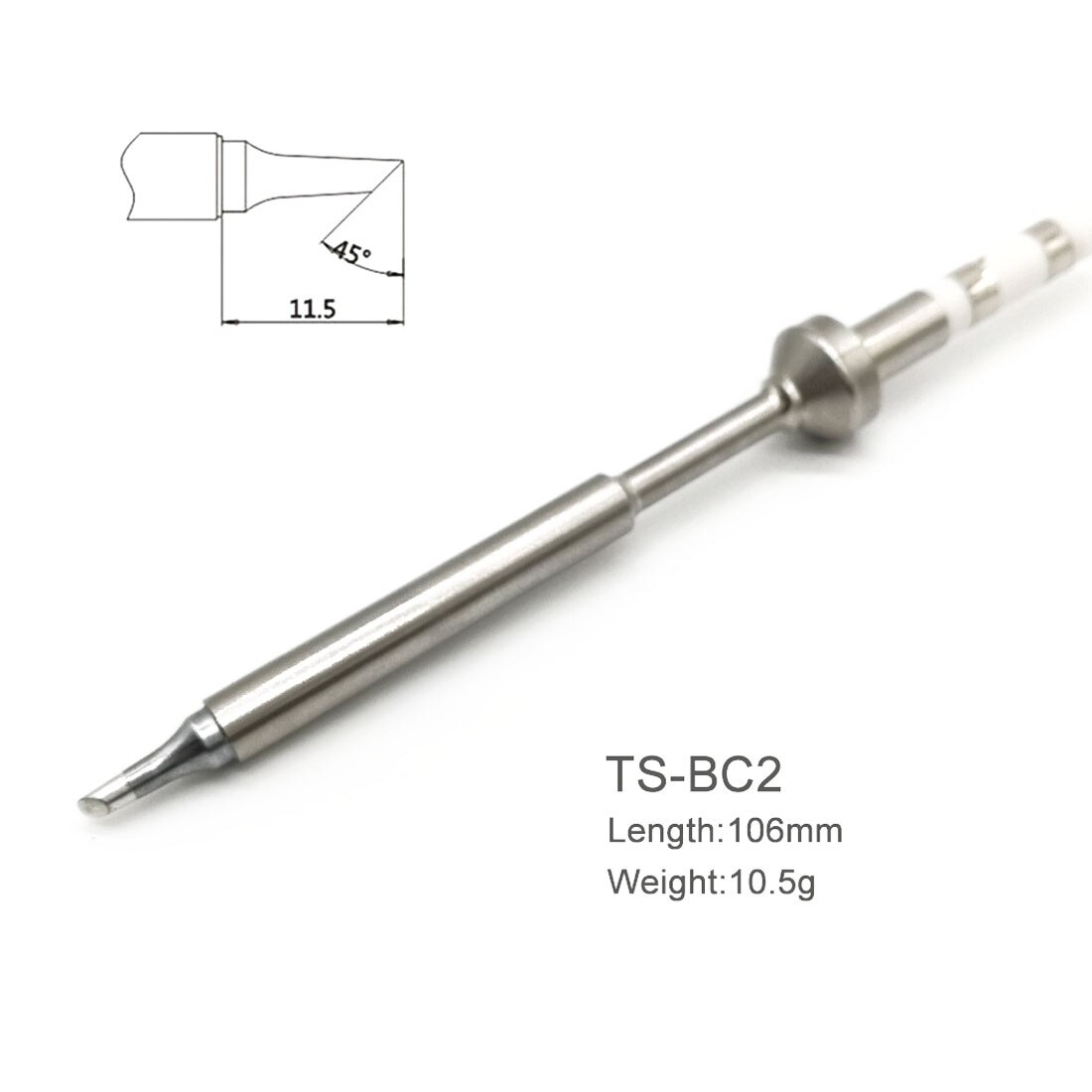 TS-K/TS-KU/TS-BC2/TS-C4/TS-D24/TS-B2 puntas de soldador eléctrico, reemplazo libre de plomo, puntas de modelo variadas, soldador TS100: TS-BC2
