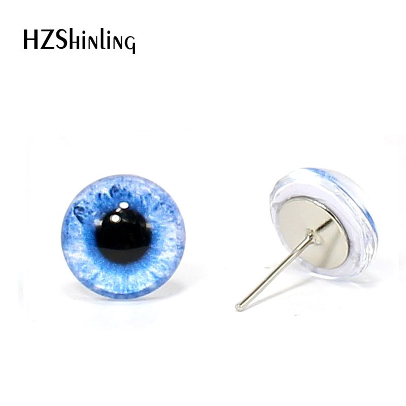 3 par 12mm håndlavede runde glas øjne drage monster øjne glas cabochons diy dyr kæledyr dukke legetøj øjne tilbehør: Ee010