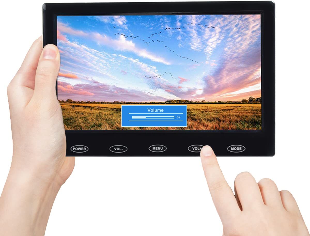 7''lcd Monitor 140 ° Voor Car Office Home Security Hd Vga Met Afstandsbediening