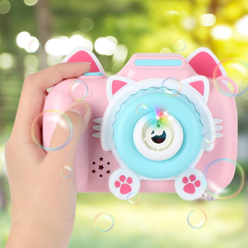 Kinderen Camera Bubble Machine Speelgoed Lichte Muziek Vierkante Speelgoed Elektrische Bubble Machine Outdoor Speelgoed Fun Jongens En Meisjes