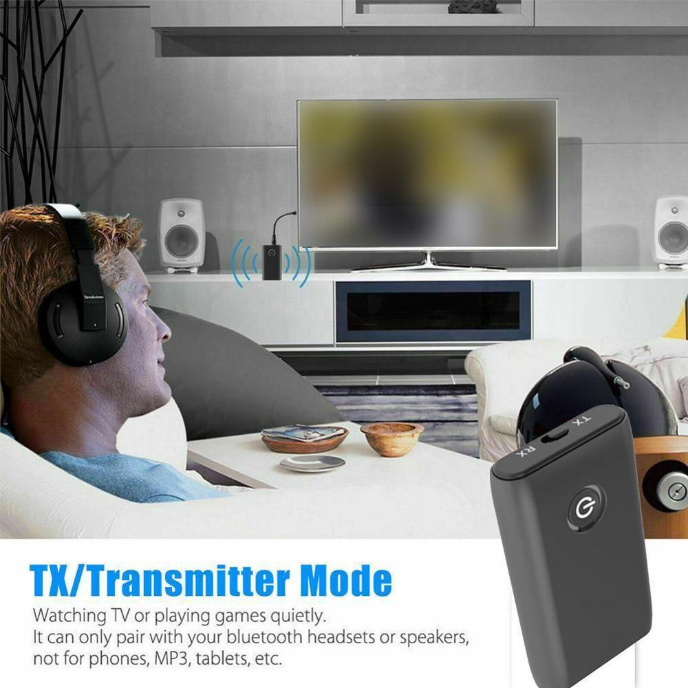 2 In 1 Bluetooth 5.0 Zender Ontvanger Tv Pc Auto Muziek Aux 3.5Mm Hifi Auto Apparaat Adapter/hoofdtelefoon Luidspreker
