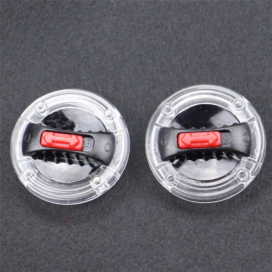 2 Pcs Durable Motorcycle Helmet Sun Visor Lock Mounting Base + Rotary Lens Switch Helmet Attachment Tool-free: Default Title