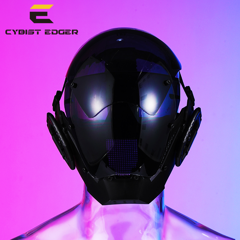 Cosplay-maske standard rollespill cyberfuture futuristisk kul cqb-beskyttelsesmasker med hodedeksel til voksenfest