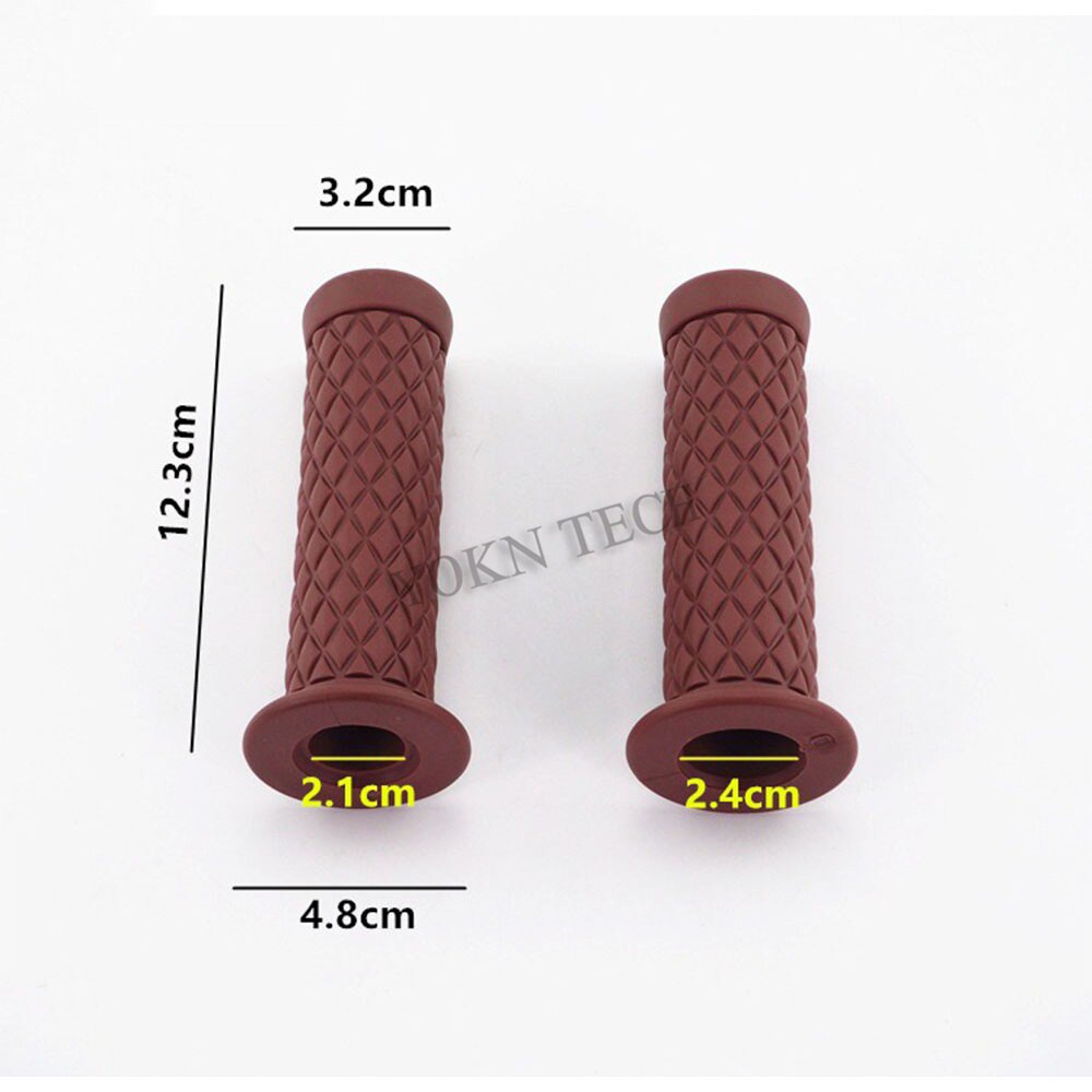 Cafe Racer Motorcycle Hand Grips Rubberen Handvat Bar