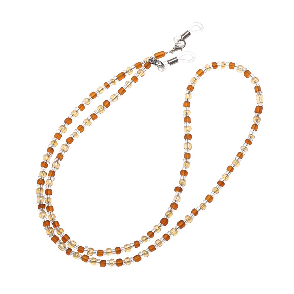 Leesbrilketting voor dames, schelpen kralen zonnebrilkoorden, kralen brillenkoord, bevestigingsriemen, zwarte brillenhouder