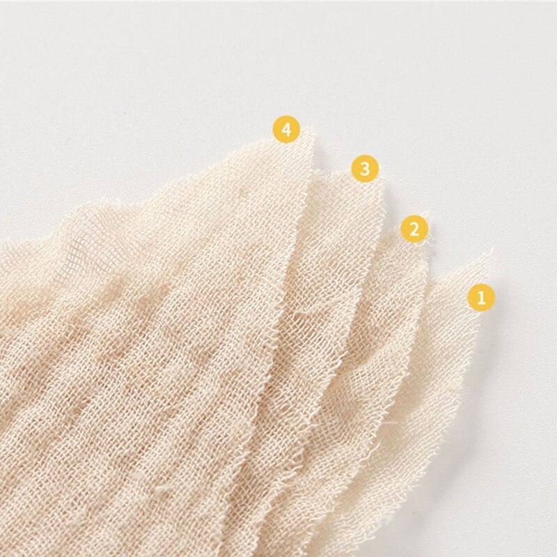 Babyvoeding Kwijlen Slabbetjes 4-Lagen Katoen Gaas Speeksel Handdoek Bandana Burp Doek